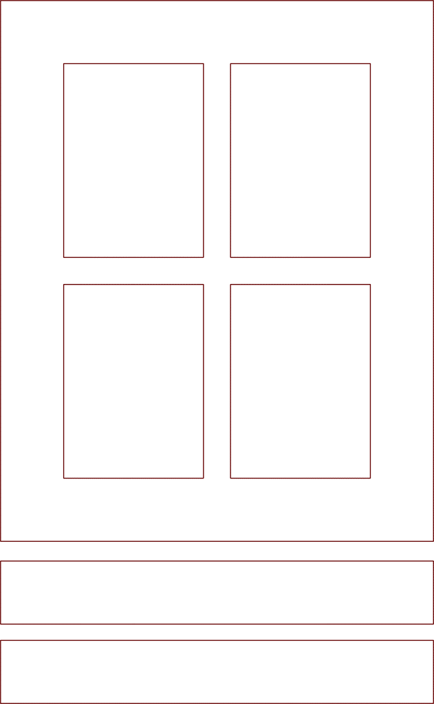 Ventana — vector para corte CNC