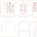 Silla con varios diseños - Vector descarganle para corte CNC y grabado laser gratis | Stanser