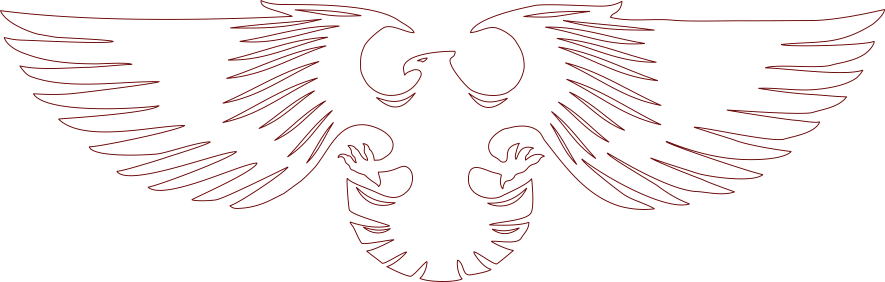 Silueta de Águila con alas extendidas