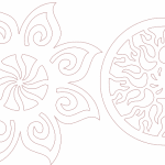 Flores de fuego - Vector descarganle para corte CNC y grabado laser gratis | Stanser