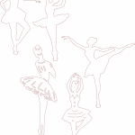 Galería de bailarinas - Vector SVG DXF para CNC Router y Laser CO2 - Descargable gratis | Stanser