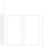 Caja rectangular cuadrada - Vector SVG DXF para CNC Router y Laser CO2 - Descargable gratis | Stanser