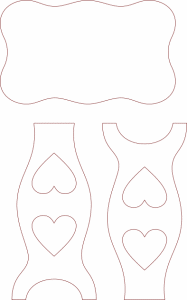 Mesita corazones