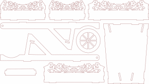 Carretilla de flores