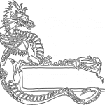 Dragón majestuoso - Vector descarganle para corte CNC y grabado laser gratis | Stanser