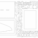 Portarretrato con letras "Te amo" - Vector descarganle para corte CNC y grabado laser gratis | Stanser