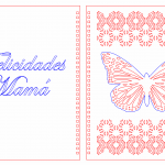 Pasta para cuaderno "Mamá" - Vector SVG DXF para Laser CO2 - Descargable gratis | Stanser