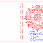 Pastas para cuaderno Mandala - Vector SVG DXF para Laser CO2 - Descargable gratis | Stanser