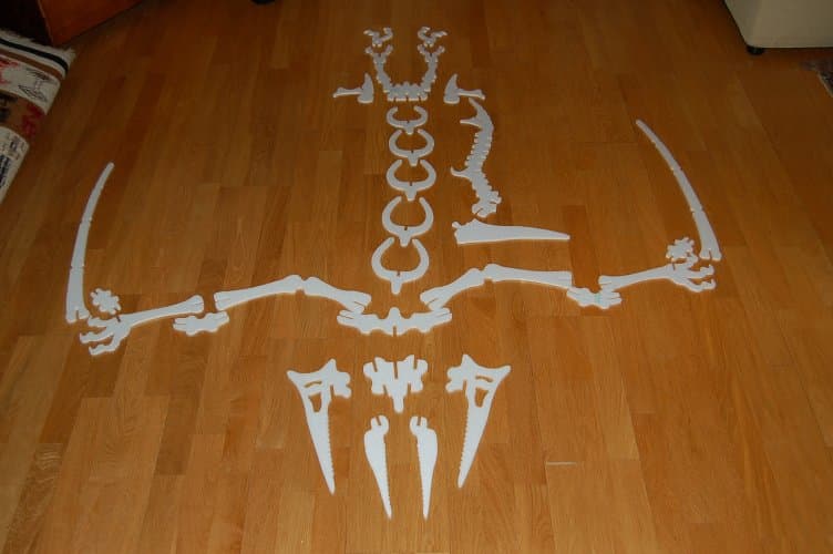 Esqueleto de pteranodonte