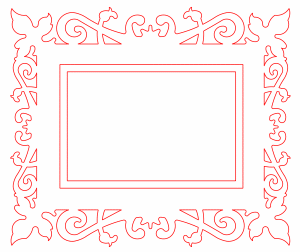 Marco rectangular