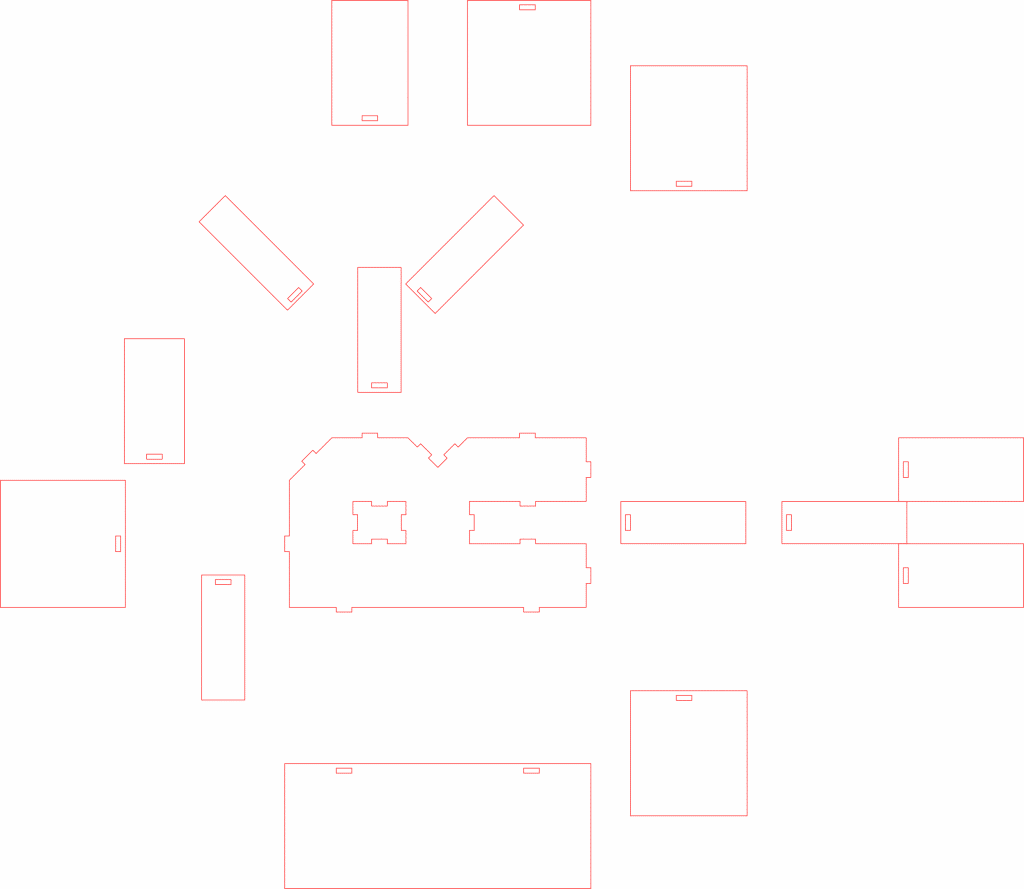 Letra R tridimensional — vector para corte CNC