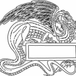 Dragón poderoso - Vector descarganle para corte CNC y grabado laser gratis | Stanser
