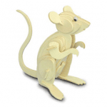 Ratón 3D - Vector descarganle para corte CNC y grabado laser gratis | Stanser