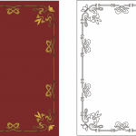 Ornamento rectangular - Vector SVG DXF para CNC Router y Laser CO2 - Descargable gratis | Stanser