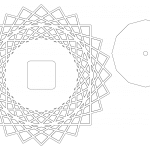 Reloj estrella geométrica - Vector SVG DXF para Laser CO2 - Descargable gratis | Stanser