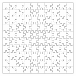 Rompecabezas de 100 piezas - Vector descarganle para corte CNC y grabado laser gratis | Stanser