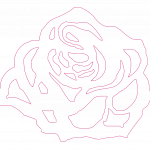 Rosa - Vector descarganle para corte CNC y grabado laser gratis | Stanser