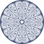 Ornamento circular floral - Vector SVG DXF para CNC Router y Laser CO2 - Descargable gratis | Stanser