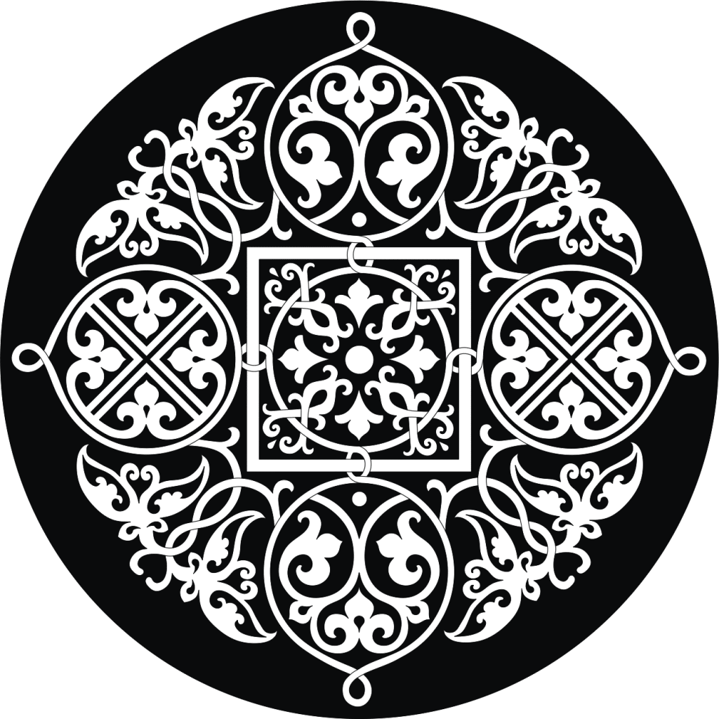 Ornamento ruso — vector para corte CNC