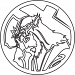 Jesús cargando su cruz - Vector SVG DXF para CNC Router y Laser CO2 - Descargable gratis | Stanser