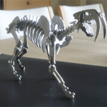 Esqueleto de tigre dientes de sable - Vector descarganle para corte CNC y grabado laser gratis | Stanser