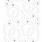 Estructura de huesos - Vector descarganle para corte CNC y grabado laser gratis | Stanser