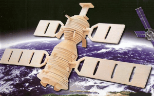 Satélite tridimensional