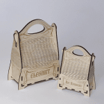 Par de bolsas - Vector SVG DXF para CNC Router y Laser CO2 - Descargable gratis | Stanser