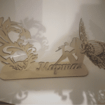 Decoración de hada con nombre - Vector descarganle para corte CNC y grabado laser gratis | Stanser