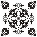 Ornamento cuadrado 3 - Vector SVG DXF para CNC Router y Laser CO2 - Descargable gratis | Stanser