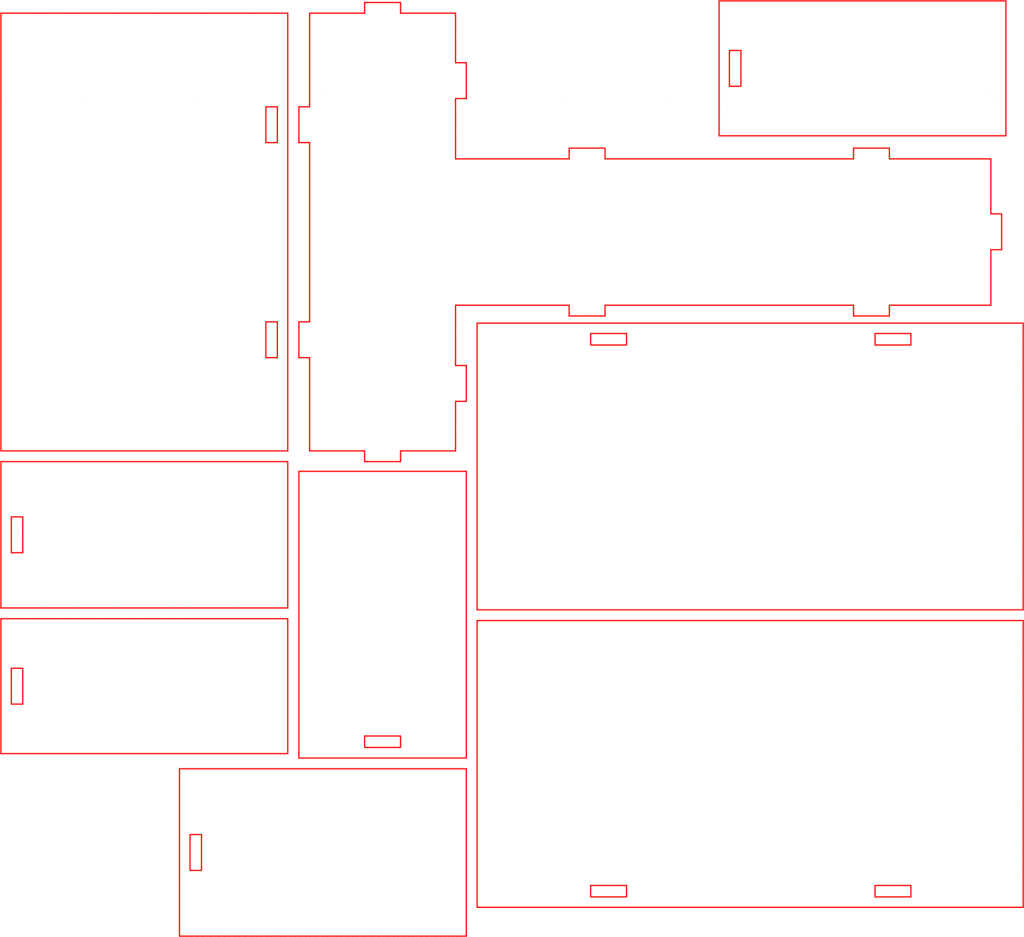 Letra T tridimensional — vector para corte CNC