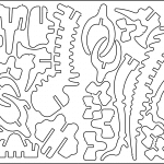 T-Rex miniatura - Vector descarganle para corte CNC y grabado laser gratis | Stanser