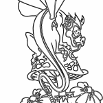 Pequeño dragón - Vector descarganle para corte CNC y grabado laser gratis | Stanser