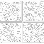 Esqueleto armable de Triceratops - Vector descarganle para corte CNC y grabado laser gratis | Stanser