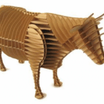 Vaca tridimensional - Vector descarganle para corte CNC y grabado laser gratis | Stanser