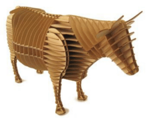Vaca tridimensional