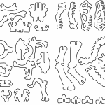 Velociraptor a 1.5mm - Vector descarganle para corte CNC y grabado laser gratis | Stanser