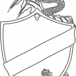 Escudo de dragón - Vector SVG DXF para CNC Router y Laser CO2 - Descargable gratis | Stanser