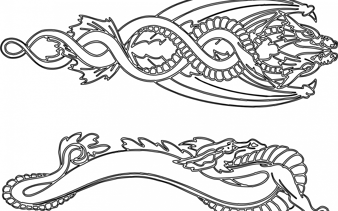 Ornamento de dragón