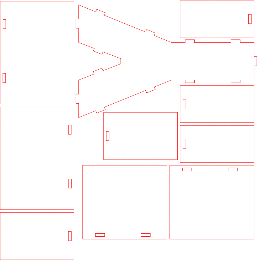 Letra Y tridimensional — vector para corte CNC