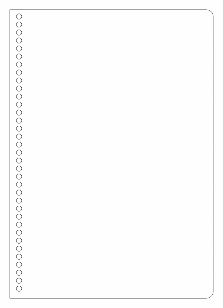 Portada en blanco para libreta — vector para corte CNC