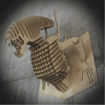 Alien 3D - Vector SVG DXF para CNC Router y Laser CO2 - Descargable gratis | Stanser