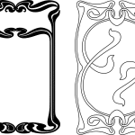 Marcos ornamentales - Vector SVG DXF para CNC Router y Laser CO2 - Descargable gratis | Stanser