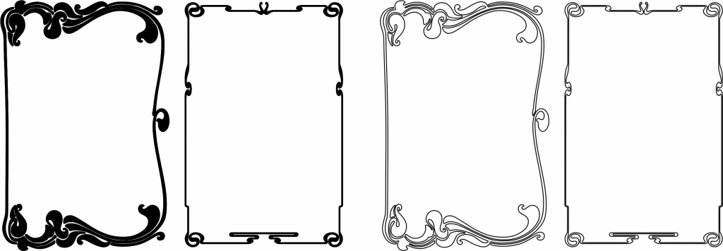 Cuadros decorativos — vector para corte CNC