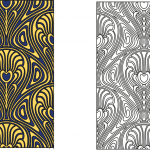 Arte nuevo patrón repetición - Vector SVG DXF para CNC Router y Laser CO2 - Descargable gratis | Stanser