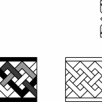 Patrón bandas entrelazadas - Vector SVG DXF para CNC Router y Laser CO2 - Descargable gratis | Stanser