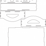 Bandeja "Te amo" - Vector SVG DXF para CNC Router y Laser CO2 - Descargable gratis | Stanser