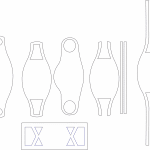 Cubrebocas de tela - Vector descarganle para corte CNC y grabado laser gratis | Stanser