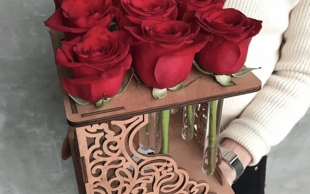 Base calada para rosas