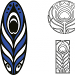 Diseños ornamentales bohemios - Vector SVG DXF para CNC Router y Laser CO2 - Descargable gratis | Stanser